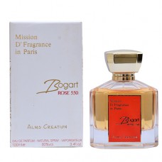 Bogart Rose550, By French deluxe - Perfume For Unisex- French Oriental - Edp,100ML